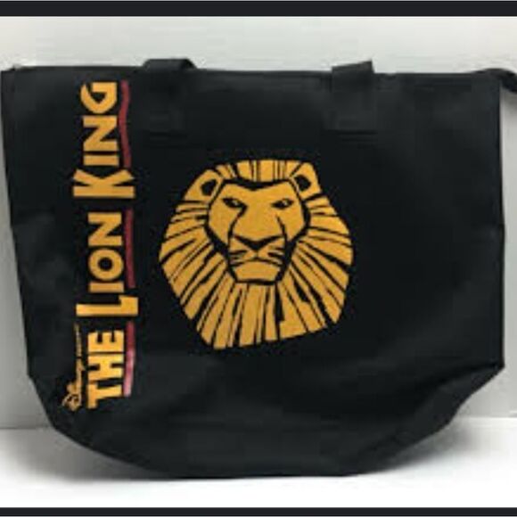 BRAND NEW THE LION KING OFFICIAL BROADWAY CANVAS TOTE ZIP UP BAG - Picture 1 of 15
